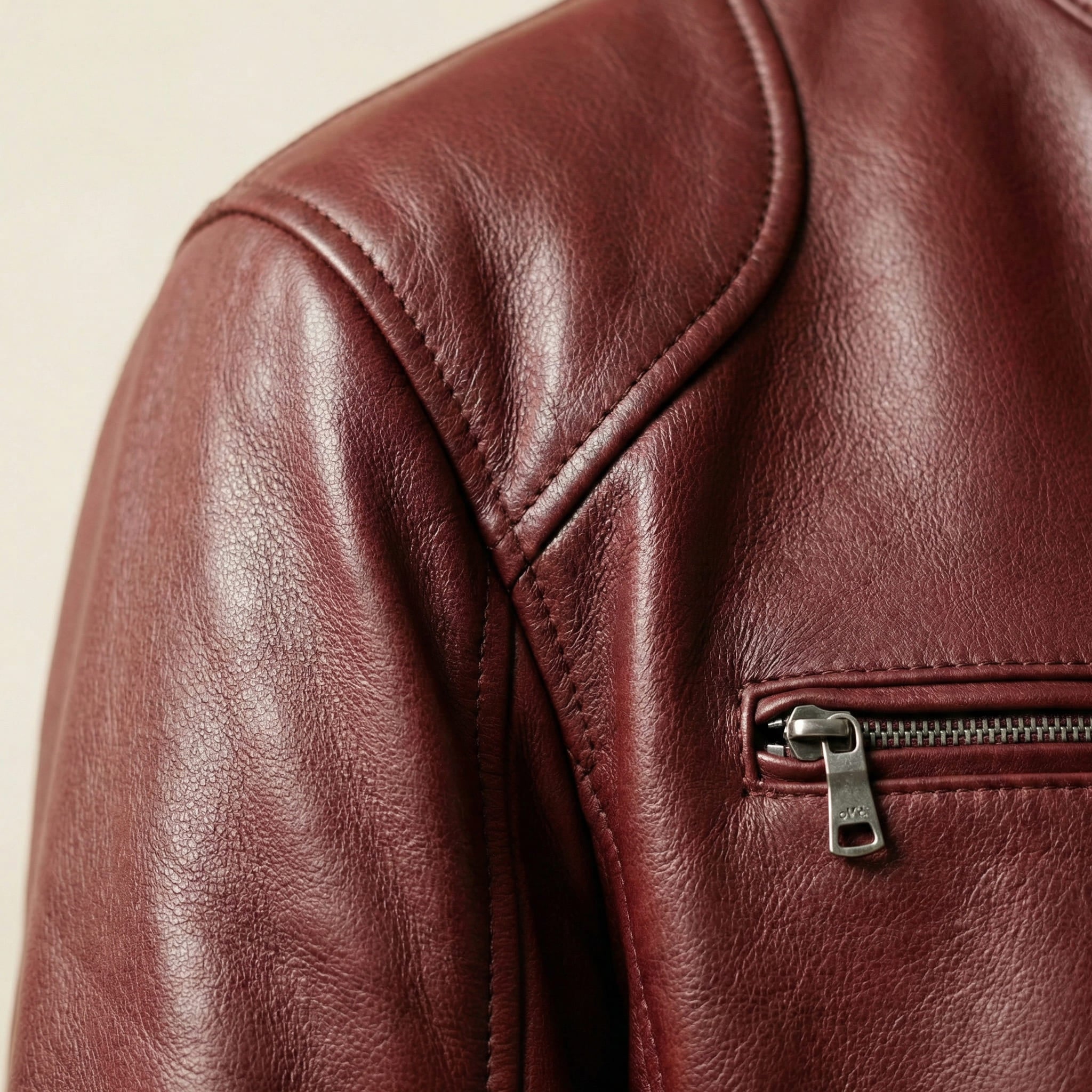 Enzo Leather Zip Jacket