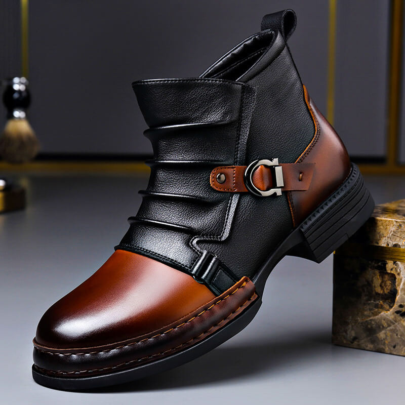 Ryder Genuine Leather Ankle Boots