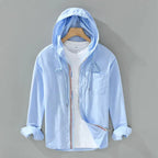 Leandro Linen Hooded Shirt