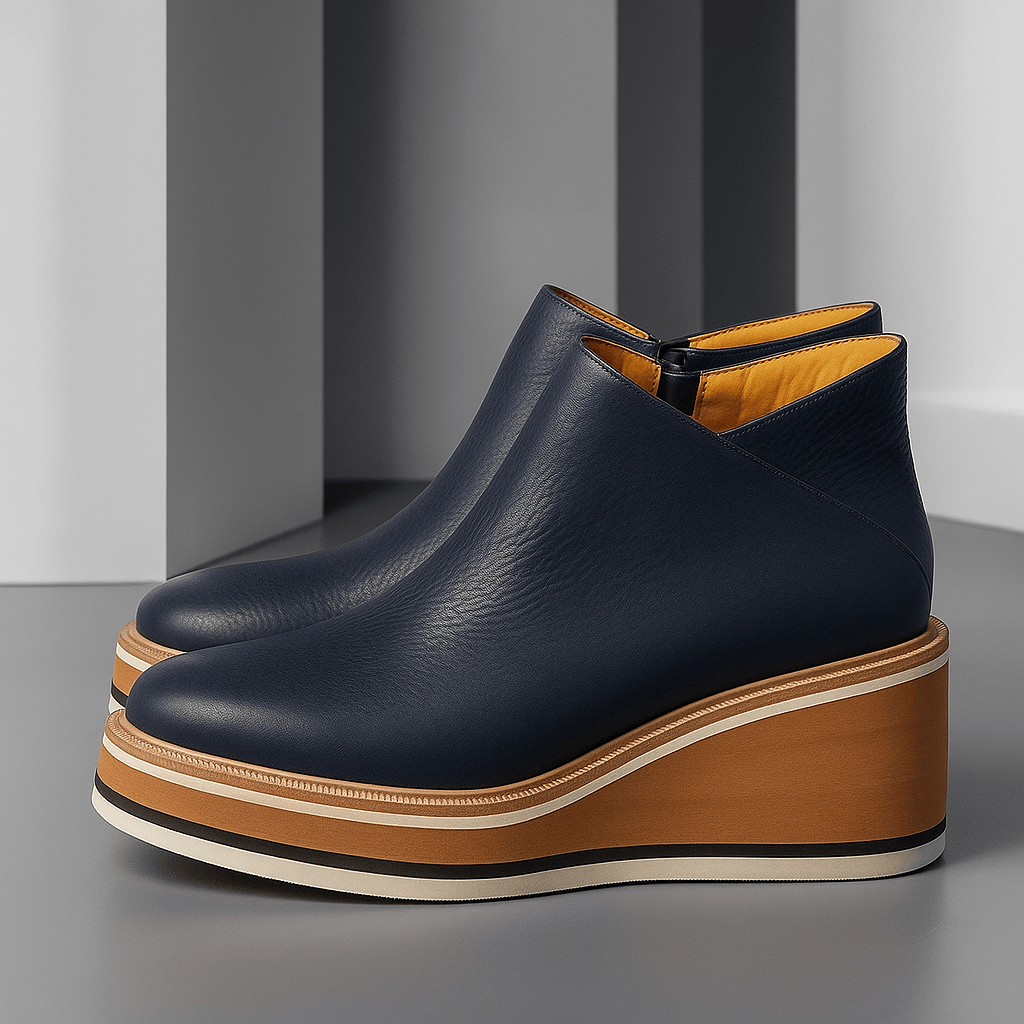 Adele Platform Wedge Boots
