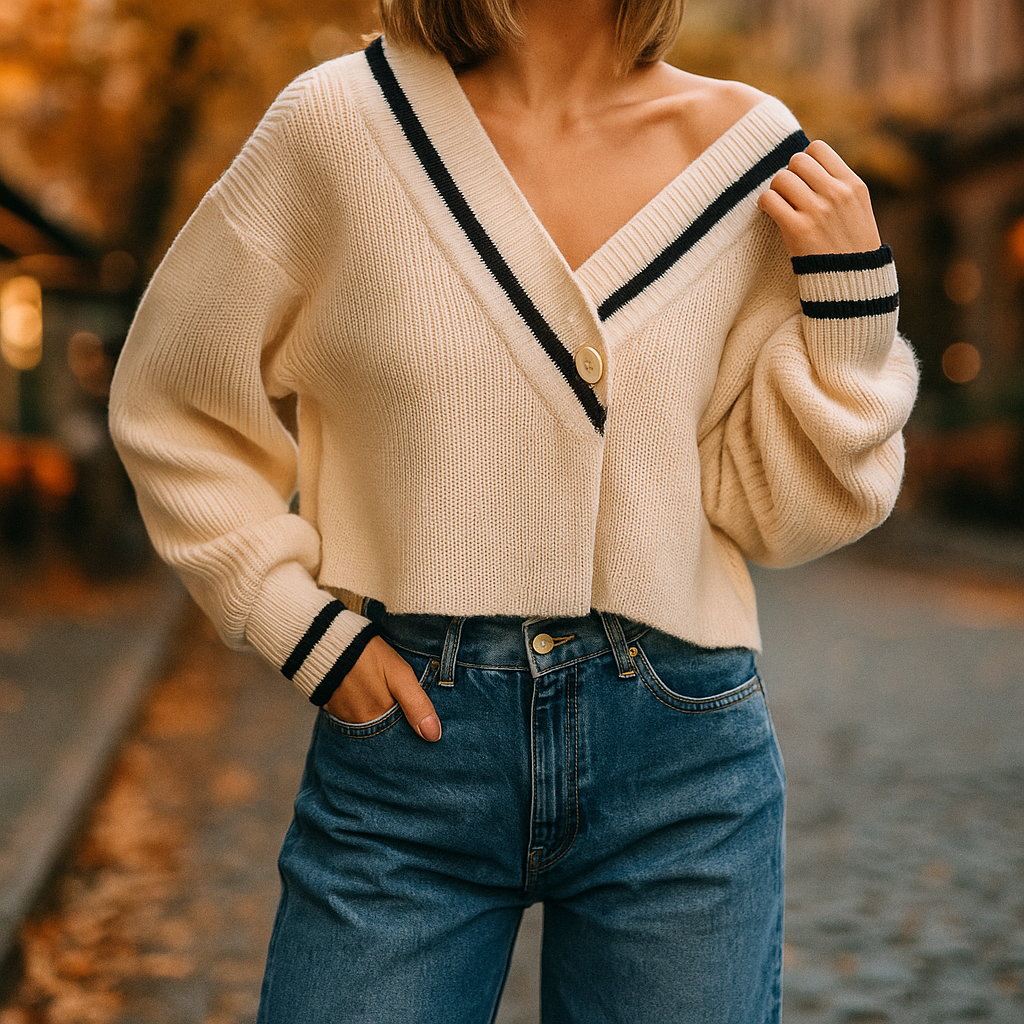 Leah Cropped Sweater
