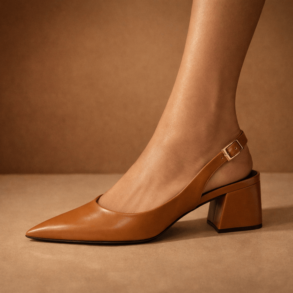 Maribel Pointed Slingback Heels