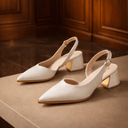Maribel Pointed Slingback Heels
