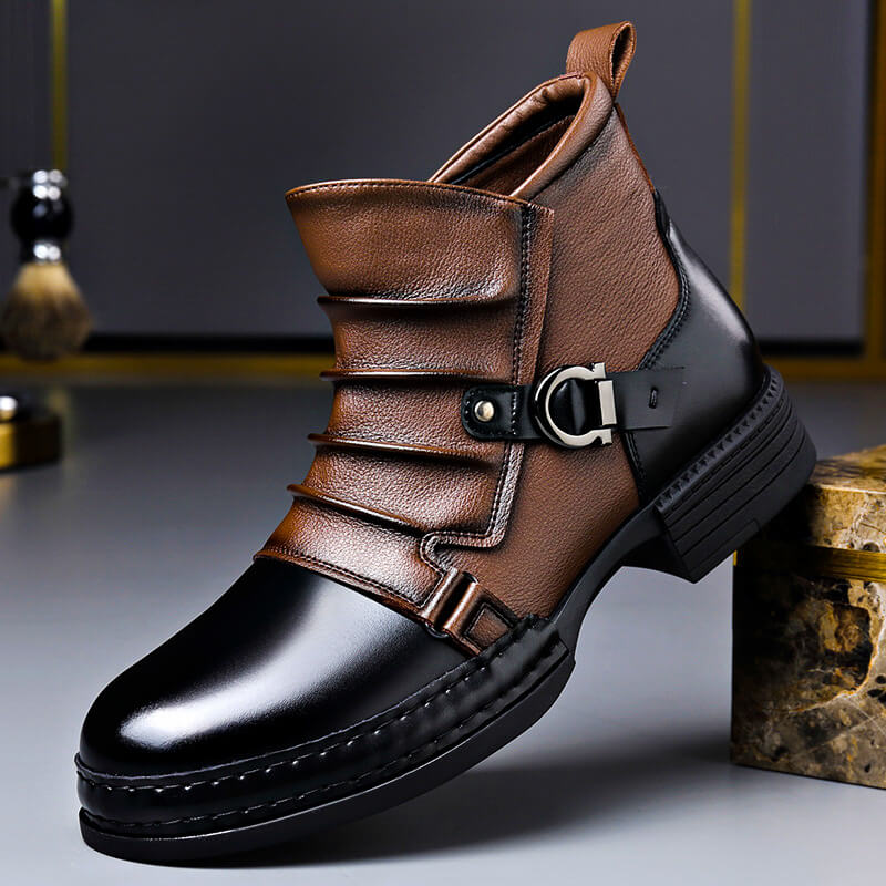 Ryder Genuine Leather Ankle Boots