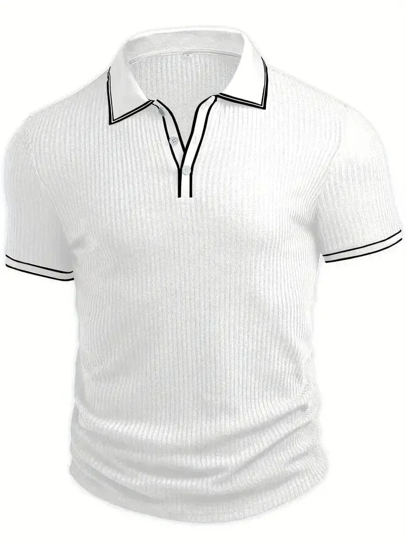 Lauren Ortis - Elegant Short Sleeve Polo Shirt