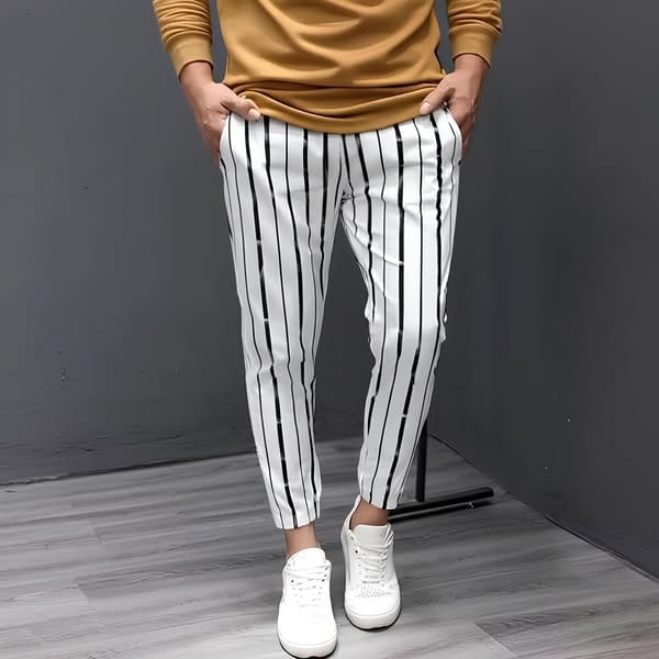 Lennon Striped Pencil Pants