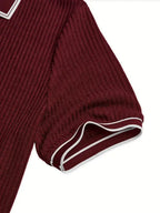 Lauren Ortis - Elegant Short Sleeve Polo Shirt