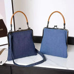 Tyrah Denim Shoulder-Bag