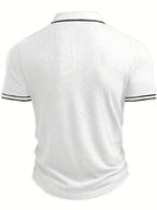 Lauren Ortis - Elegant Short Sleeve Polo Shirt
