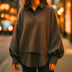 Eveline Pinstripe Sweater