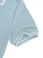 Lauren Ortis - Elegant Short Sleeve Polo Shirt