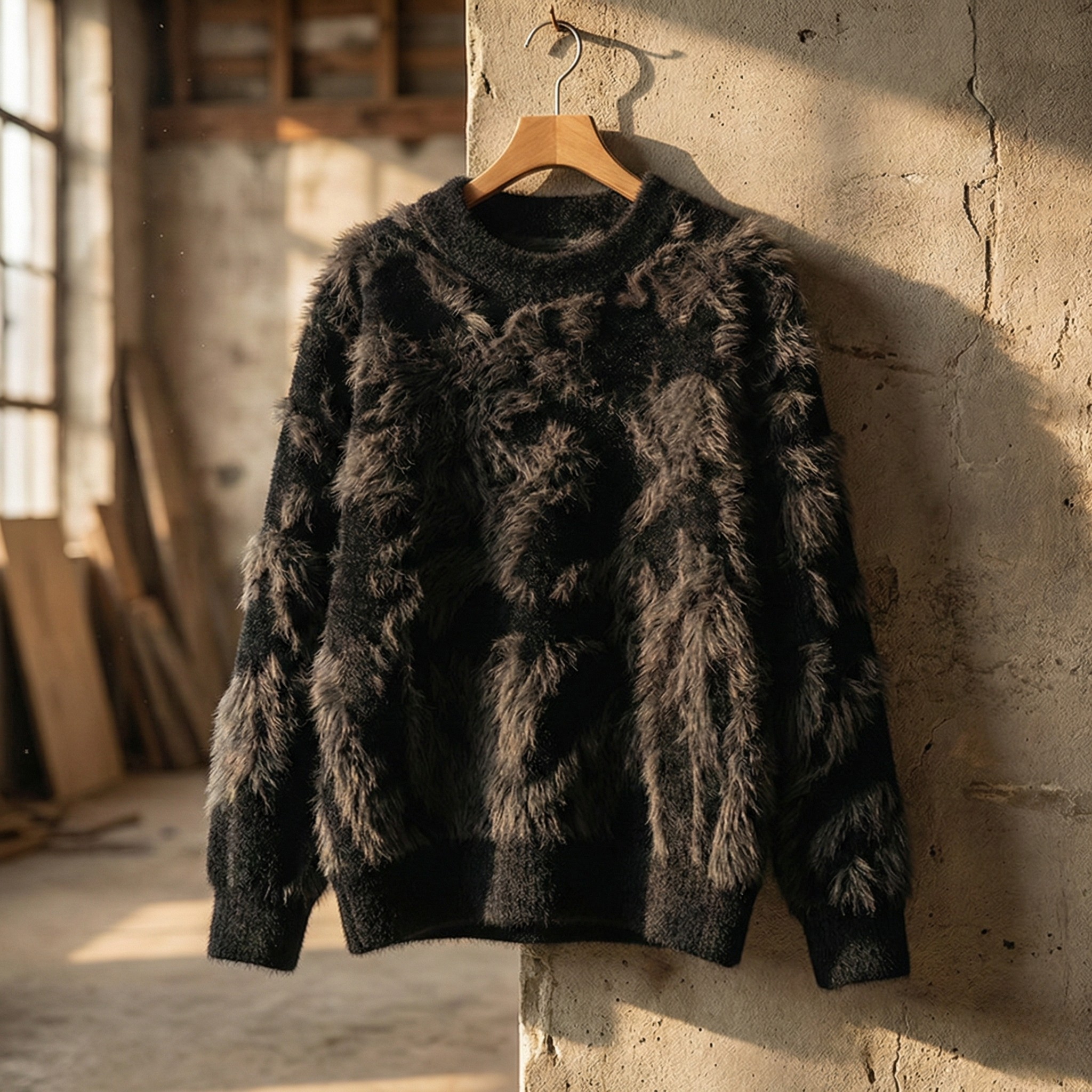 Mansford Textured Crew Knit