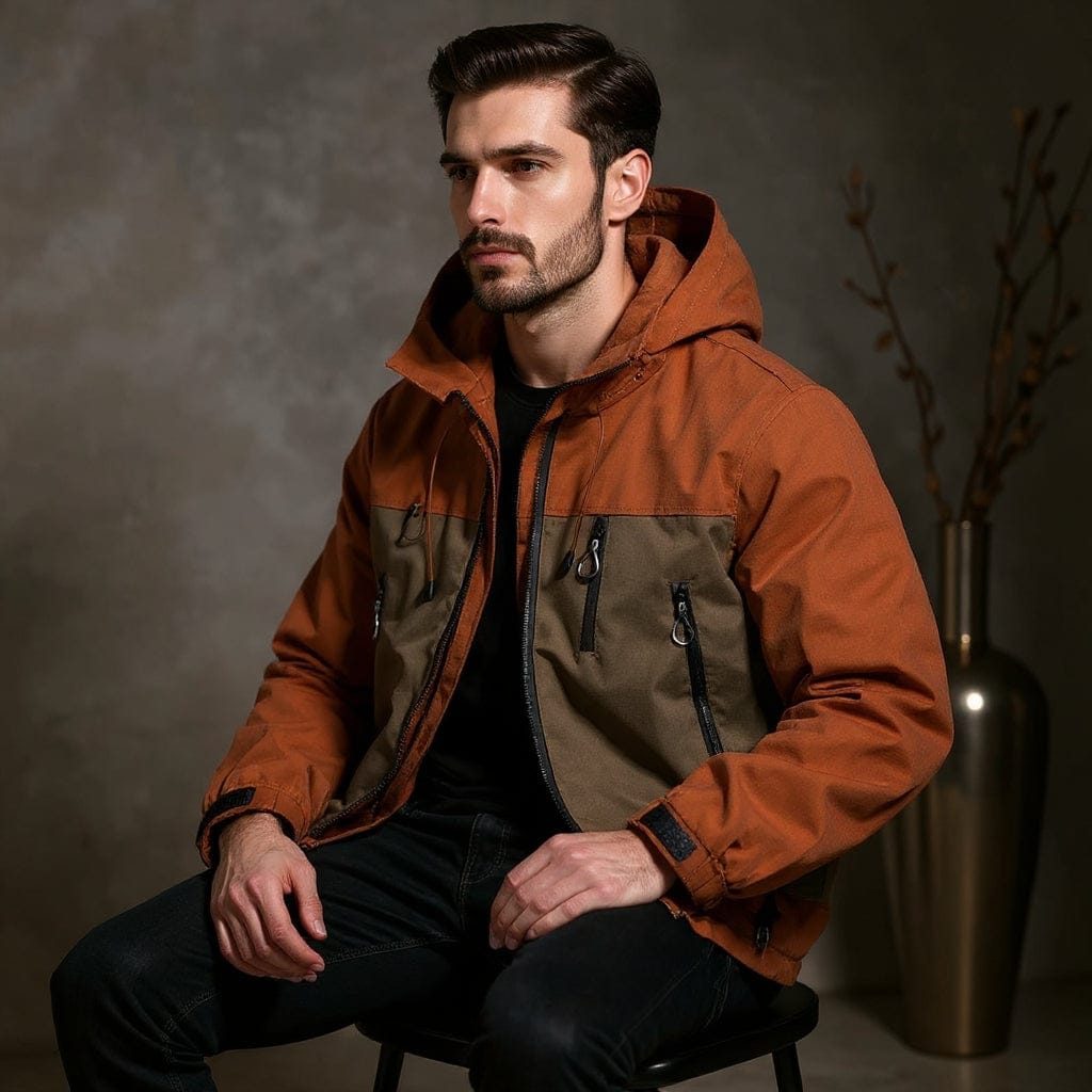 Elias Windbreaker Hoodie Jacket