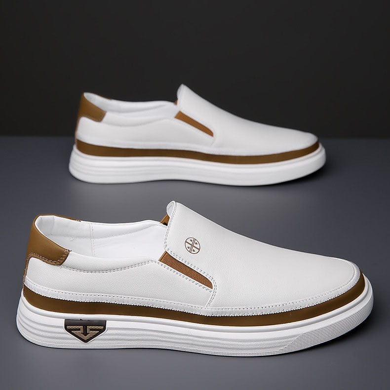 Harry Shelby Leather Slip-Ons