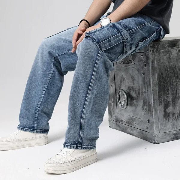 Monty Jora Denim Cargo Jeans