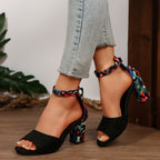 Eden Floral Heels