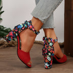 Eden Floral Heels