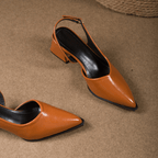 Maribel Pointed Slingback Heels