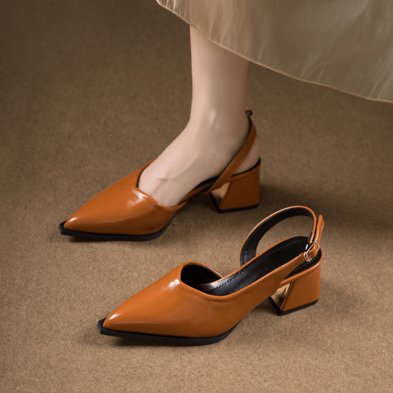 Maribel Pointed Slingback Heels