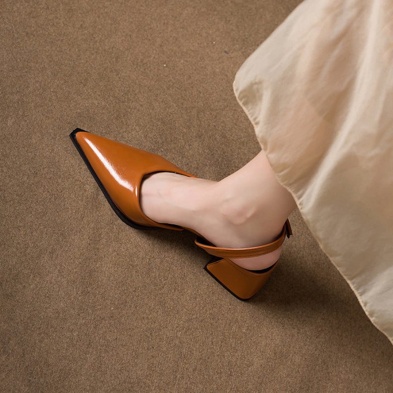 Maribel Pointed Slingback Heels