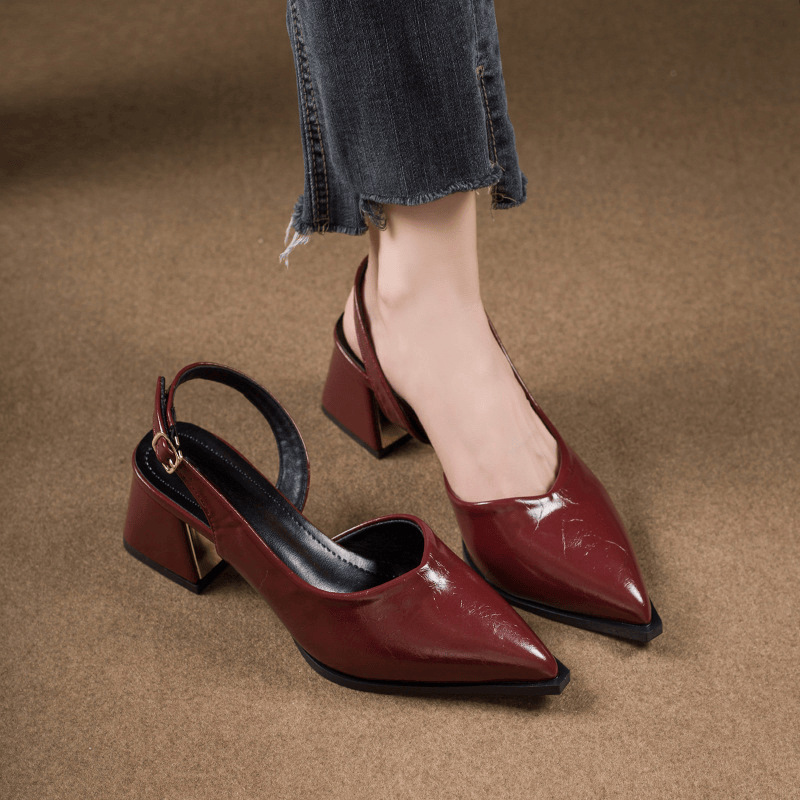 Maribel Pointed Slingback Heels