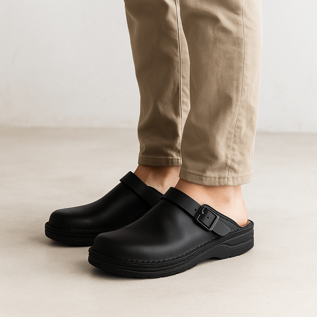 Everson Slip-On Clogs — Easy-On Comfort for All-Day Wear