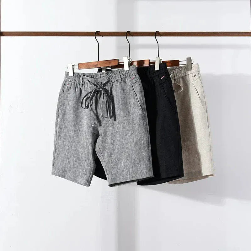 Shoreline Cotton Linen Shorts