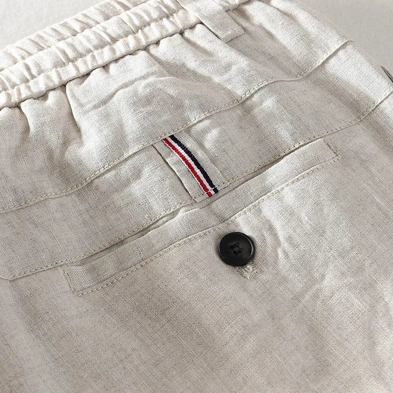 Shoreline Cotton Linen Shorts