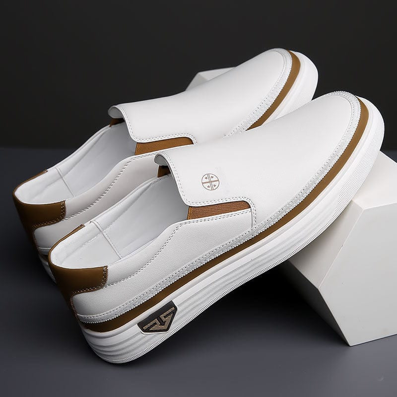 Harry Shelby Leather Slip-Ons