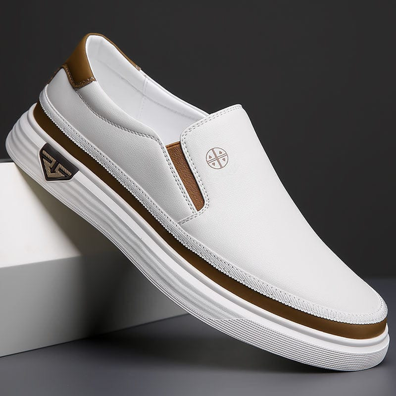 Harry Shelby Leather Slip-Ons