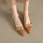 Aria Pointed Slingbacks
