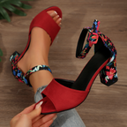 Eden Floral Heels
