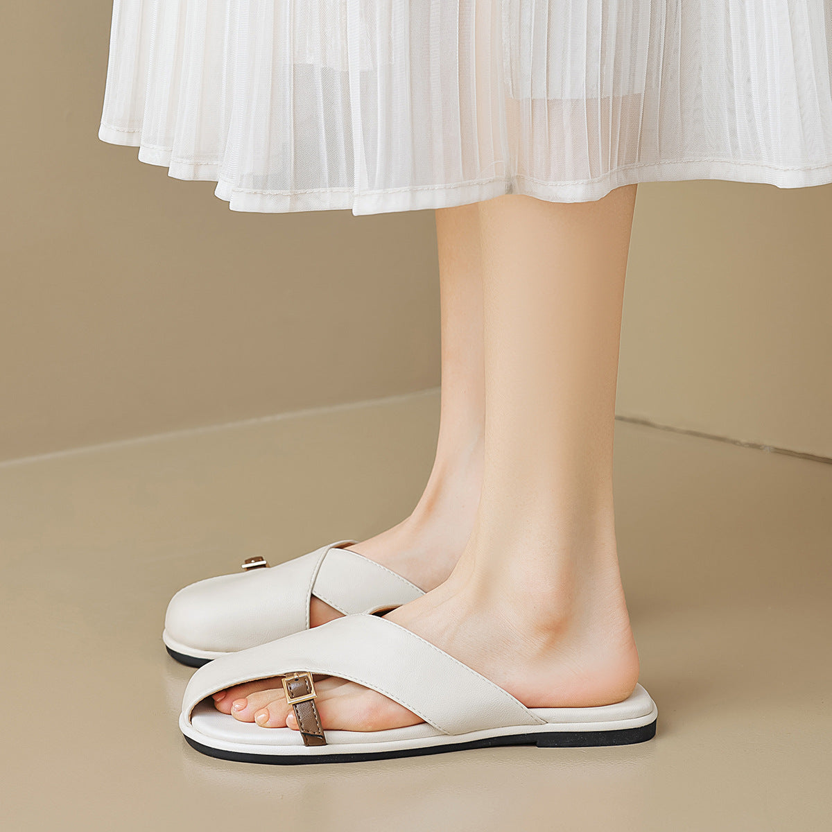 Calise Vegan Leather Sandals