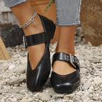 Merlot Mary Jane Flats