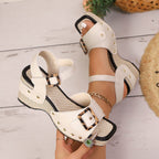 Aveline Wedge Sandals