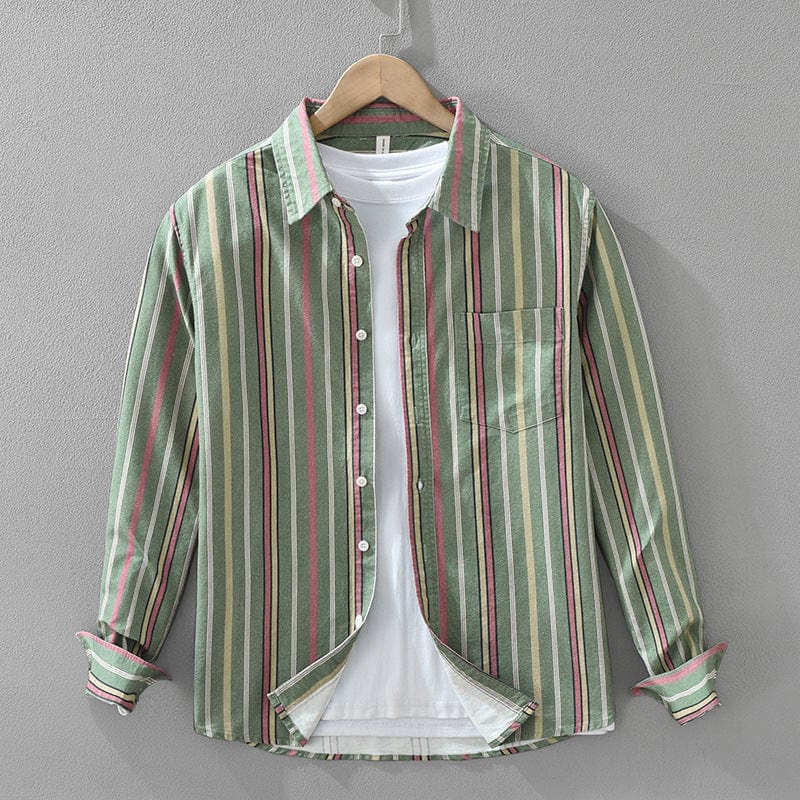Seaton Cotton Striped Shirt