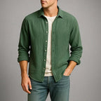 Montera Gauze Cotton Button-Up Shirt