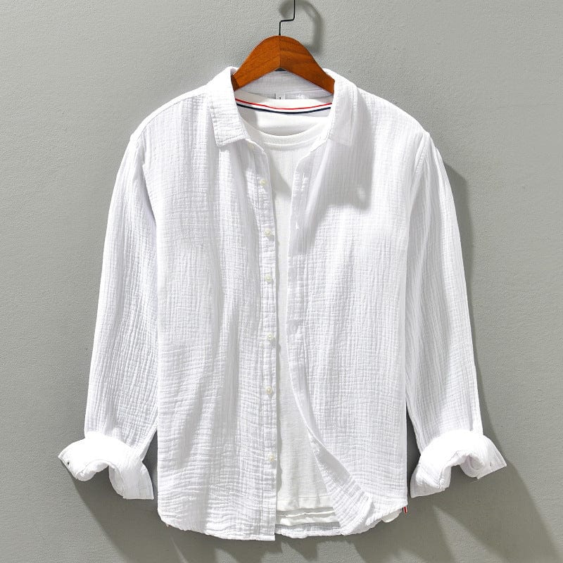 Montera Gauze Cotton Button-Up Shirt