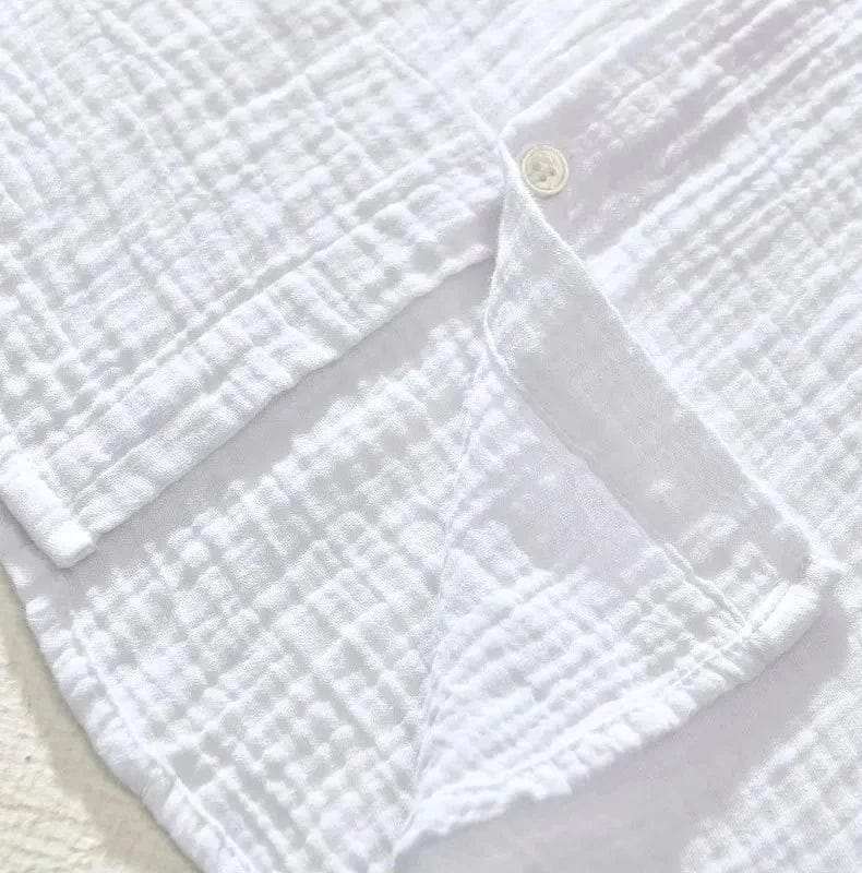 Montera Gauze Cotton Button-Up Shirt