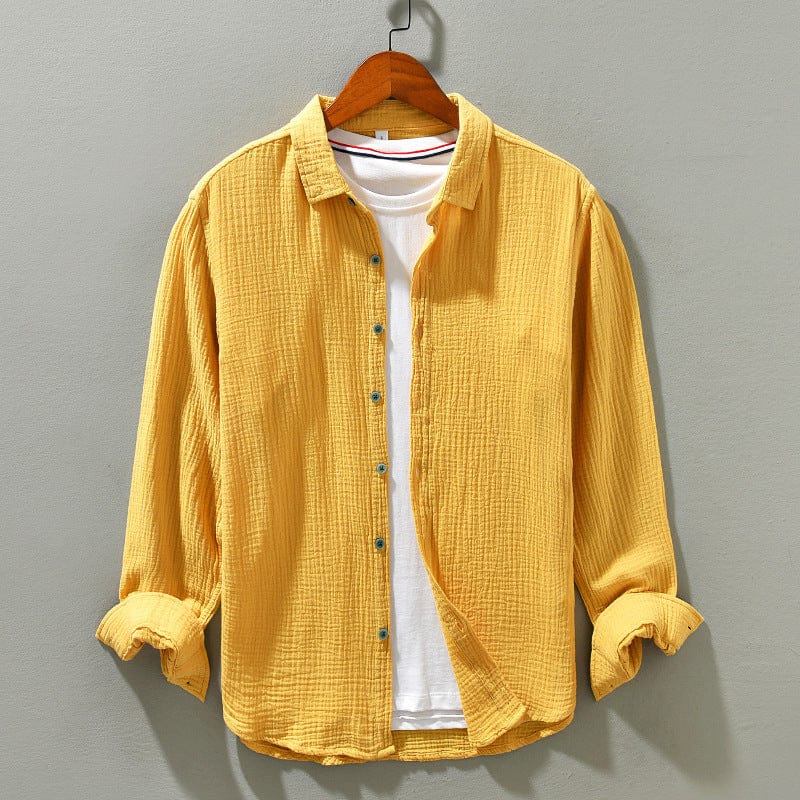 Montera Gauze Cotton Button-Up Shirt