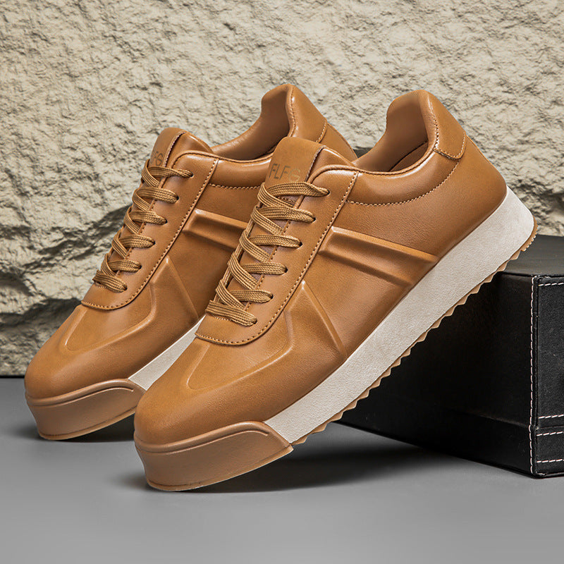 Caelum Retro Leather Sneakers