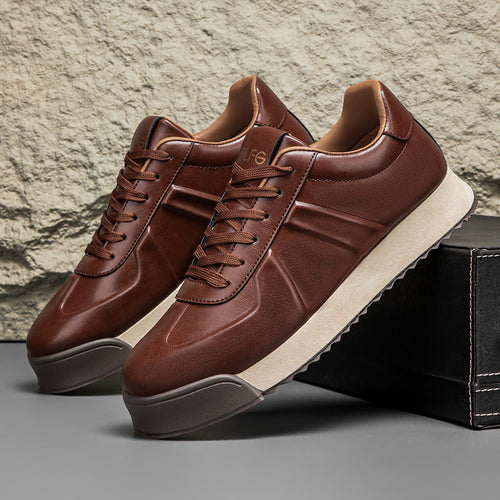 Caelum Retro Leather Sneakers