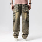 Monty Jora Denim Cargo Jeans