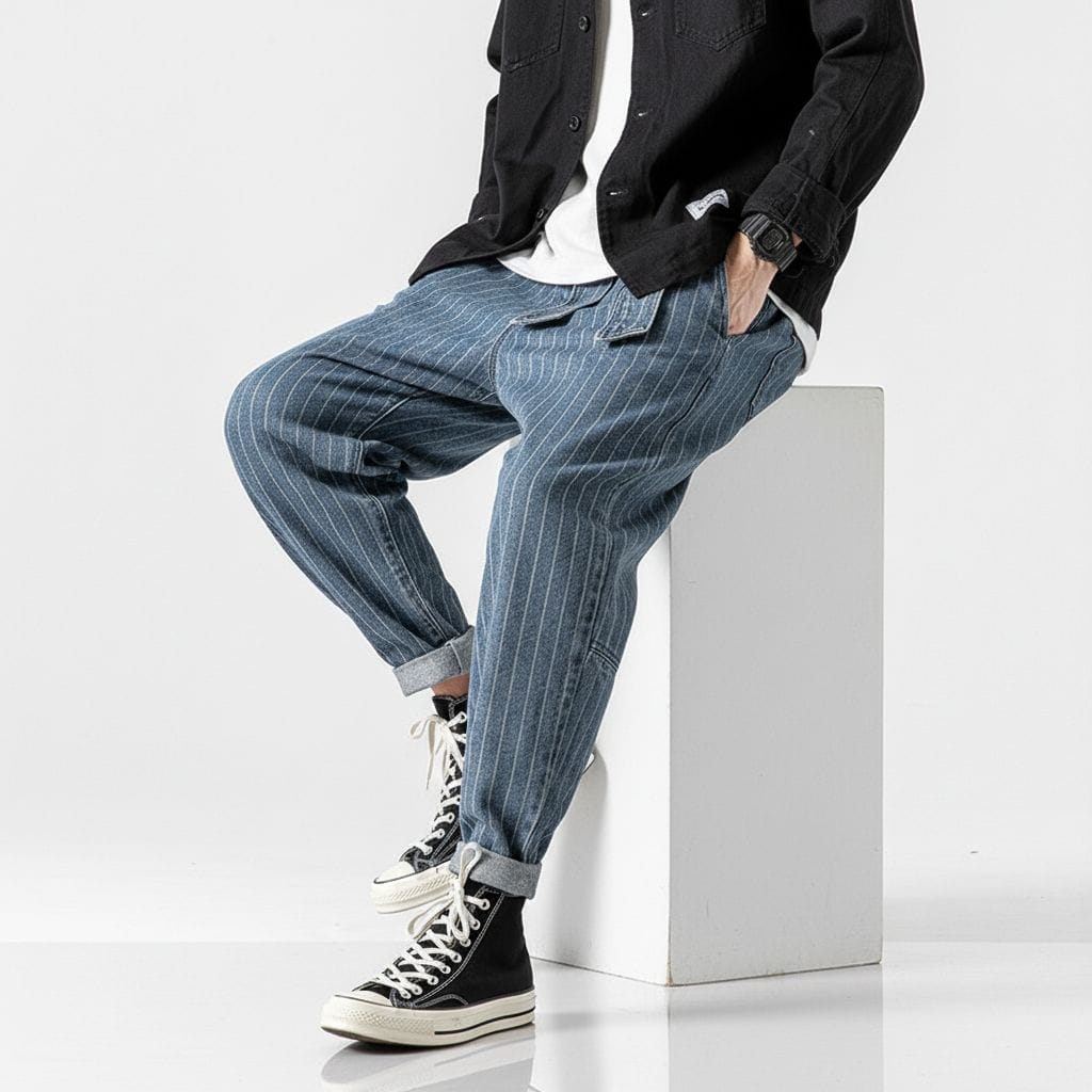 Kono Stripe Harem Trouser