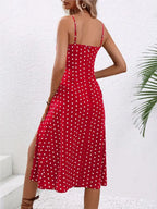 Eliza Polka Dot Midi Dress