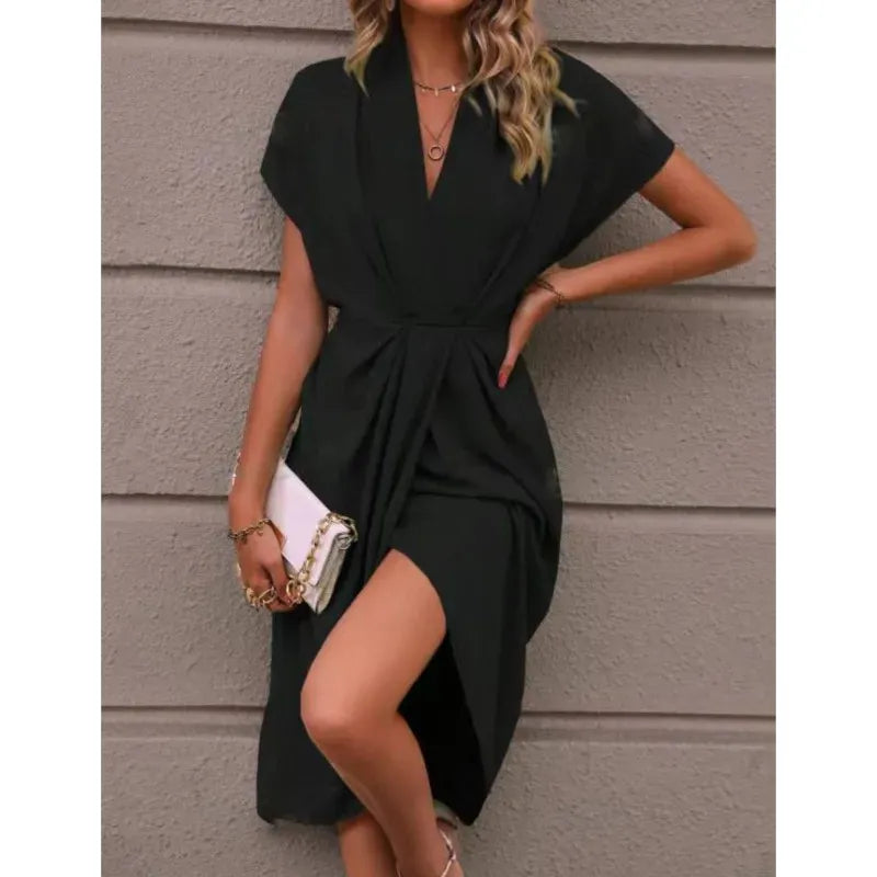 Ella Elegant Wrap Dress