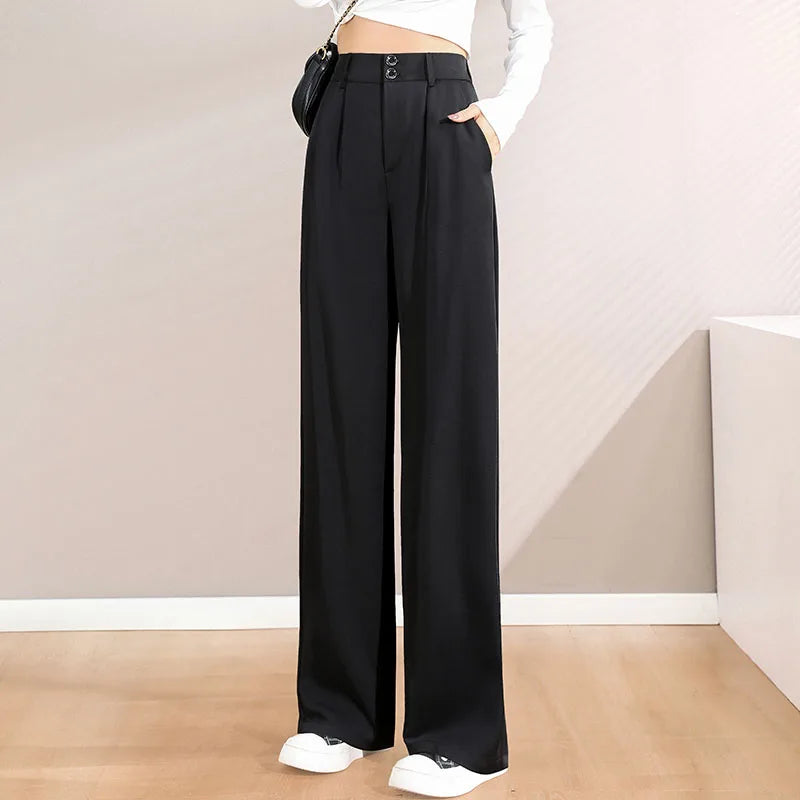 Willow High Waist Straight Leg Trousers