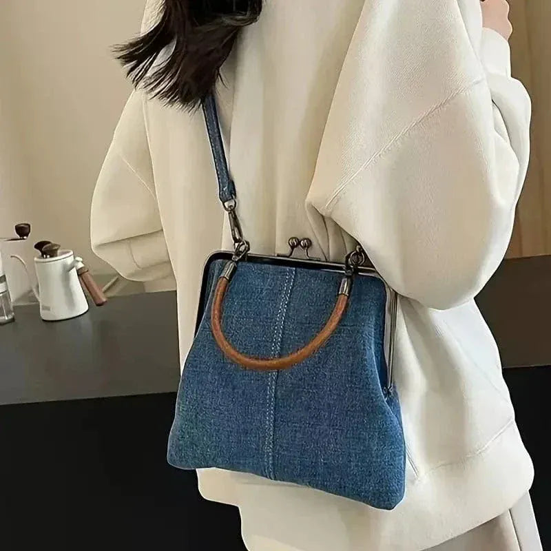 Tyrah Denim Shoulder-Bag