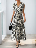 Diana Rosewood Midi Dress