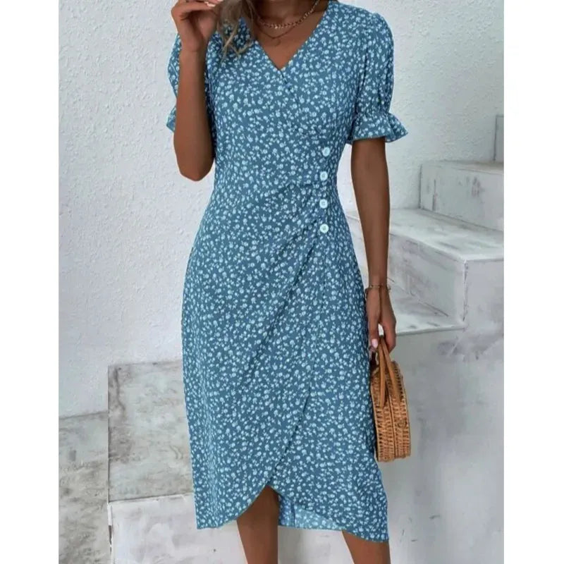 Chloe Blossom Wrap Dress